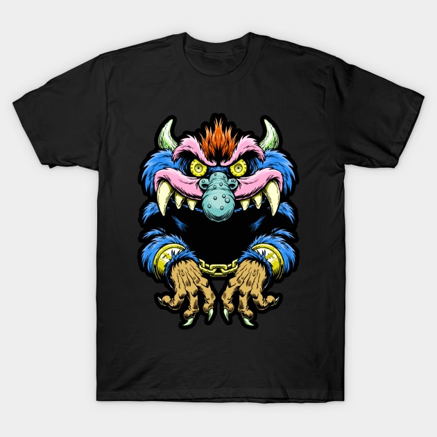 MY PET MONSTER 80S CLASSIC ARTWORK T-Shirt by Niko Neon